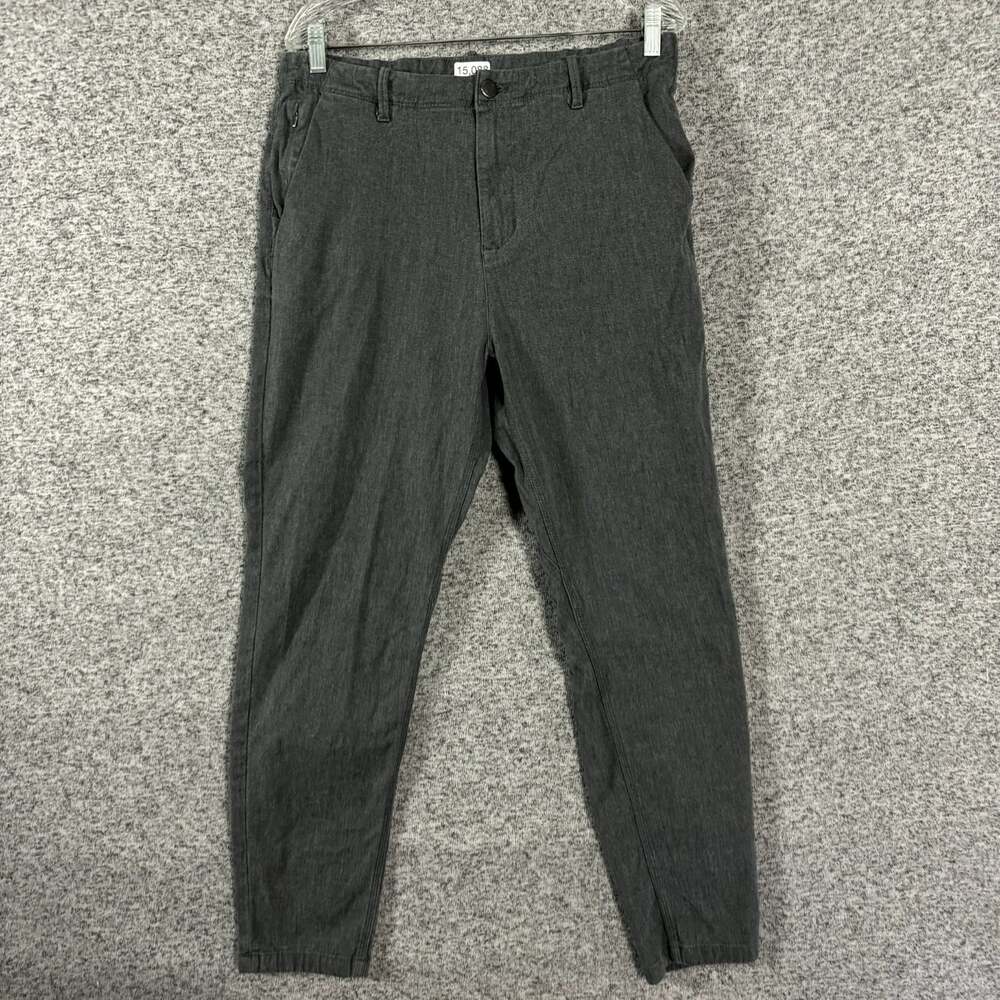 DU/ER Men's Size 34x30 Gray T2X Athletic Taper Chino Pants